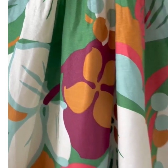 TED BAKER • STUNNING “Dulina” Green Floral Maxi Dress •Size 6 - Picture 9 of 14